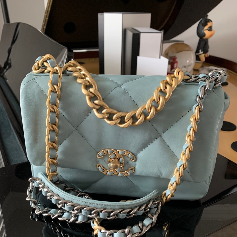 Chanel | 19 Blue Flap Bag